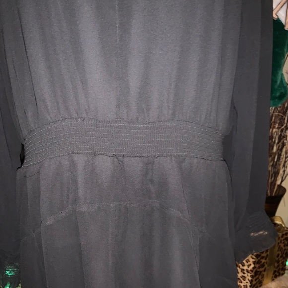 NWT Time and tru handkerchief hem black dress - Picture 7 of 7